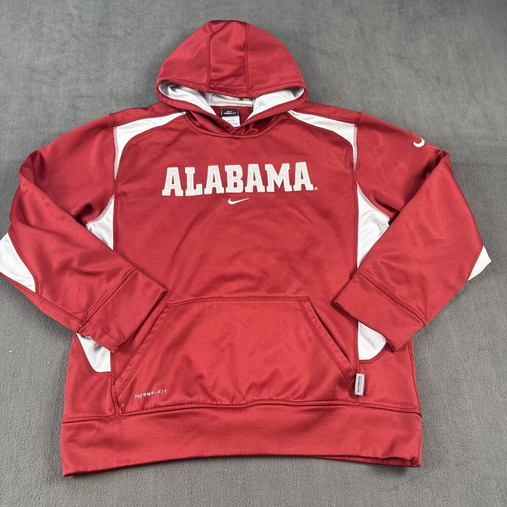Alabama Crimson Tide Hoodie Kids XL Spell Out Embroidered Sweatshirt